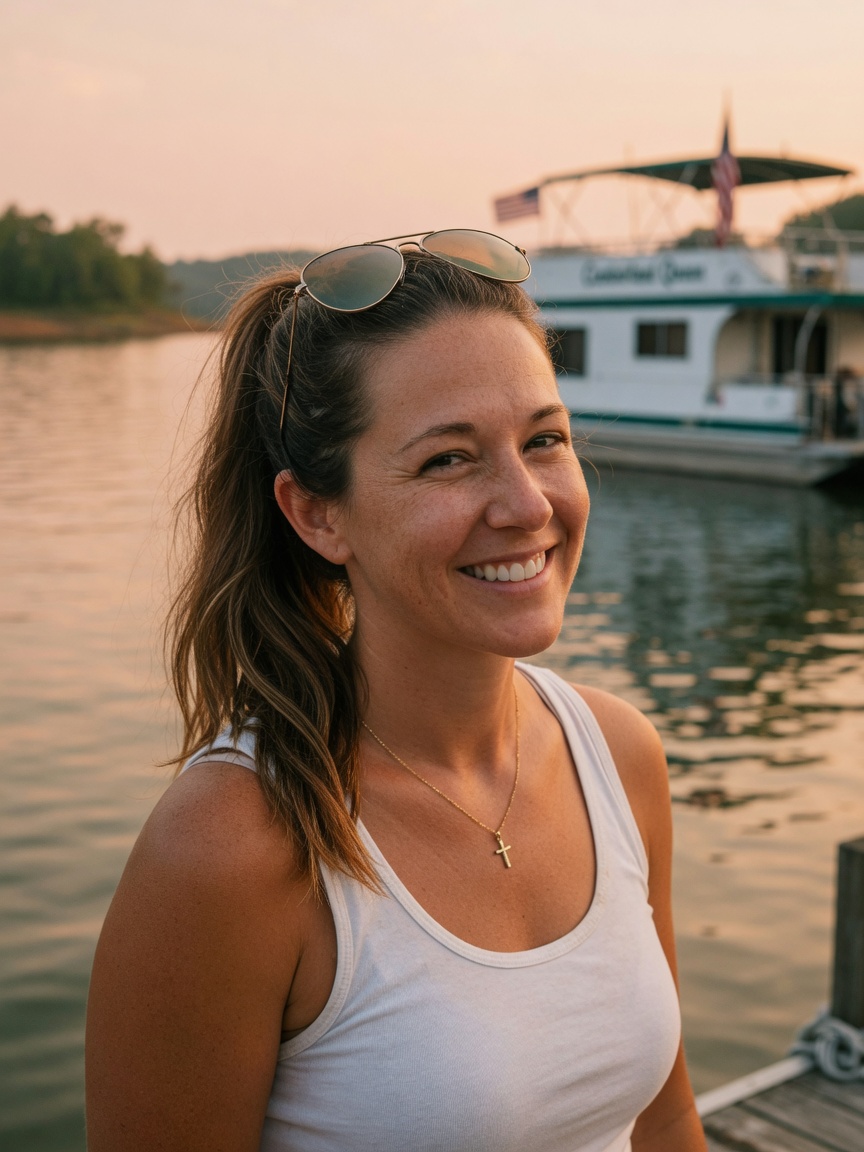 Jenna T., Lake Cumberland houseboat regular and boater
